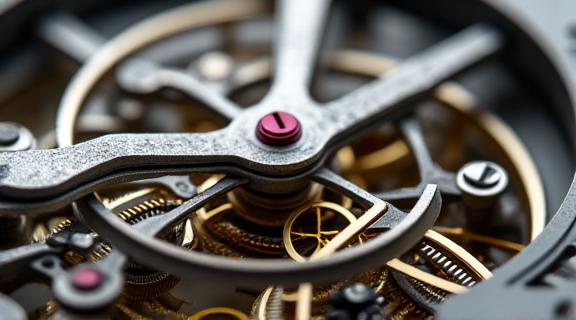 A finely tuned mechanical clockwork.
